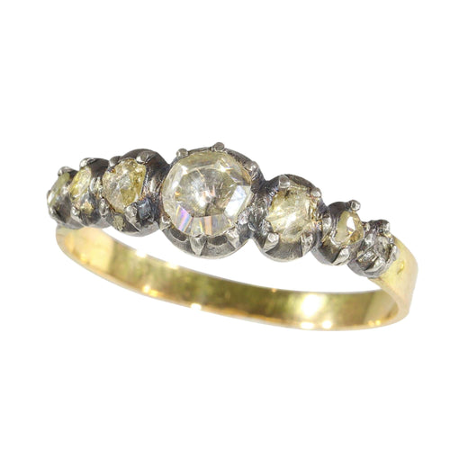 Bague 61 Bague en ligne avec diamants 58 Facettes 24137-0127