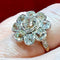 Bague 52 Bague Diamants taille coussin taille ancienne 3,40 carats, or 18 carat , Époque XIXe siècle 58 Facettes 7344 A