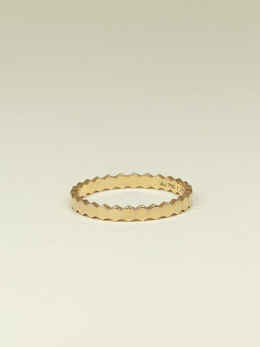 Bague 54 CHAUMET Alliance or rose Bee My Love 58 Facettes 1208.3