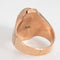 Bague 53 Bague victorienne antique en or rose avec pierre de lune 58 Facettes G14100