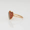 Bague 44 Bague de conversion victorienne émail et or jaune 58 Facettes G7459