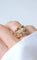 Bague 49.5 Bague Boule cocktail fil or rose riamants 58 Facettes