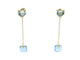Boucles d'oreilles boucles d'oreilles POMELLATO sassi topaze or jaune diamants 58 Facettes 259150