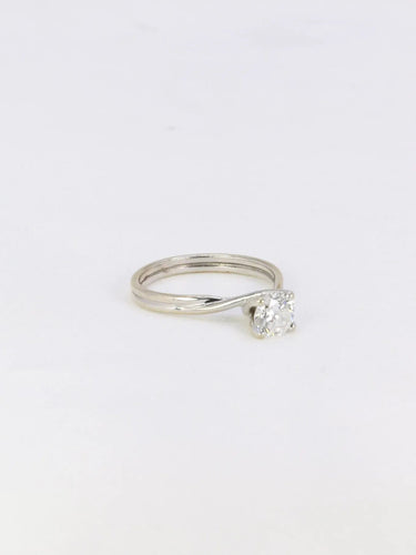 Bague 53 Bague solitaire diamant taille brillant 58 Facettes J215