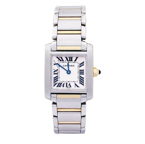Montre Montre Cartier, "Tank Française", or et acier. 58 Facettes 33505