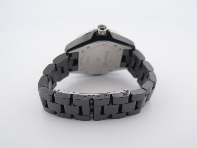 Montre montre CHANEL j12 intense black 33 mm ceramique noire + boite 58 Facettes 261661