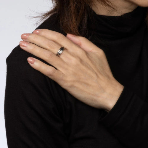 Bague PIAGET - Bague Possession Mouvement Or Blanc 58 Facettes G419
