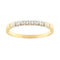 Bague 61 Bague Riviera avec diamants de 0,24 ct 58 Facettes 36981
