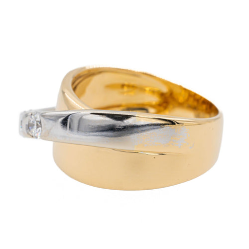 Bague 53.5 Bague Trilogie Or jaune Diamant 58 Facettes 3073306CN