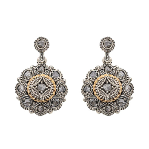 Boucles d'oreilles Boucles d'oreilles Dormeuses Or blanc Diamant 58 Facettes 3227868CN