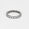 Bague 53 Alliance or gris et diamants 58 Facettes RAM2654