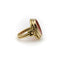 Bague 54 Bague victorienne en or jaune et cornaline ornée d'une intaille représentant Jules César 58 Facettes