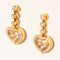Boucles d'oreilles Boucles d'oreilles puces Chopard « Happy Diamonds » en or jaune 18 carats | Diamants 0,91 ct 58 Facettes 3285