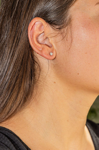 Boucles d'oreilles Boucles d'oreilles Puces Or blanc Diamant 58 Facettes 3547206CN