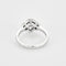 Bague 53 Bague solitaire en or blanc et diamants 58 Facettes LJ28