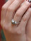 Bague 51 Bague vintage en or blanc, perle de Tahiti et diamants 58 Facettes J137