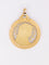 Pendentif DROPSY Médaille vintage Vierge de profil or jaune 58 Facettes 1102.4