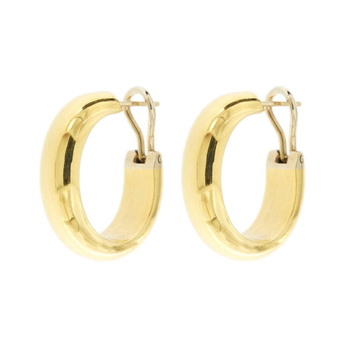Boucles d'oreilles Boucles d'oreilles créoles bombées 58 Facettes 32691