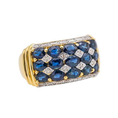 Bague 56 Bague Or jaune Saphir 58 Facettes 3752273CN
