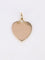 Pendentif AUGIS - Médaille amour coeur plus qu'hier moins que demain or jaune rubis 58 Facettes J254