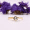 Bague 63 Solitaire or jaune 6 griffes diamant 58 Facettes