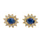 Boucles d'oreilles Boucles d'oreilles Or jaune Saphir, Diamant 58 Facettes 3754269CN