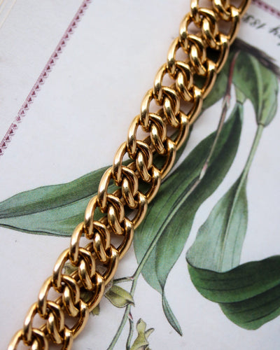 Bracelet Bracelet Maille Américaine Or Rose 58 Facettes A11570