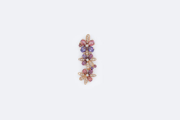 Pendentif Oro Rosa Pendentif en or rose avec améthystes et diamants 58 Facettes CND69