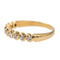 Bague 52 Bague Demi alliance Or jaune Diamant 58 Facettes 2897410CN