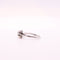 Solitaire ancien or blanc diamant chaton soleil