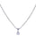Collier collier or blanc diamant solitaire 58 Facettes 092941