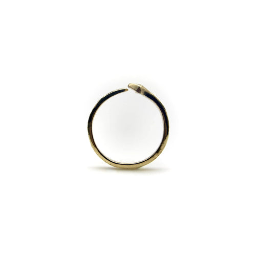 Bague 54.5 Bague en or jaune avec diamants 58 Facettes