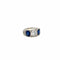 Bague Bague en filigrane avec plaque diamant saphir naturel certifiée Art Déco de 4,10 carats 58 Facettes