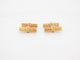 Boutons de manchette boutons de manchettes BOUCHERON en or 19 batonnets faisceaux 58 Facettes 260635