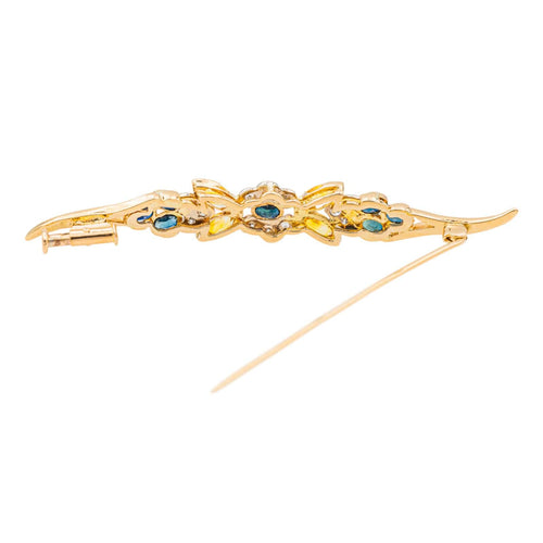 Broche Broche Or jaune Saphir 58 Facettes 3670084CN