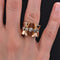 Bague 55 Bague tank diamants en rose 58 Facettes 22-024