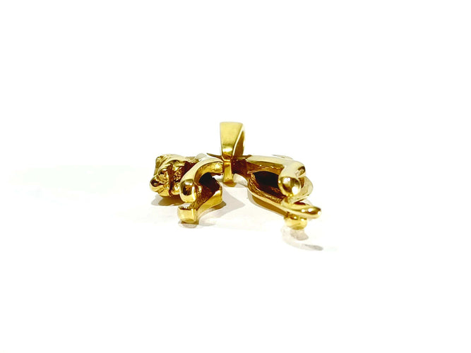 Pendentif Pendentif Guépard or jaune 58 Facettes