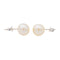 Boucles d'oreilles Boucles d'oreilles Puces Or blanc Perle 58 Facettes 3460624RV