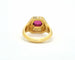 Bague Bague rubis en or jaune et diamants 58 Facettes