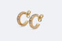 Boucles d'oreilles Oro Giallo Boucles d'oreilles en or jaune et diamants 58 Facettes ORC185