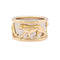 Bague 54 Bague bandeau Cartier, "Pharaon Panthère", deux ors. 58 Facettes 34049