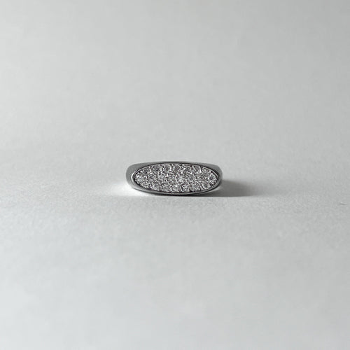 Bague 57 Bague or gris et diamants 58 Facettes