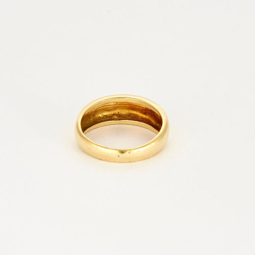 Bague 52,5 Bague jonc or jaune 58 Facettes CHA01786