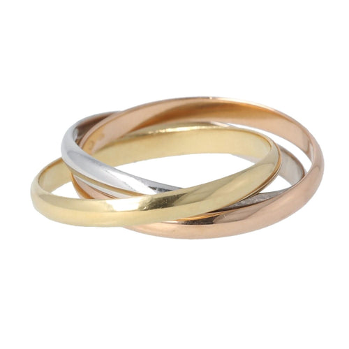 Bague 61 CARTIER - bague trinity PM 3ors 58 Facettes 4126