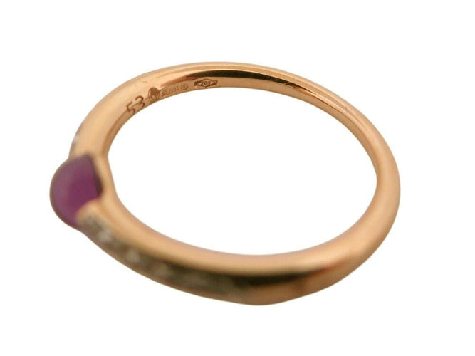 Bague 52 bague POMELLATO m'ama non m'ama amethyste 52 diamants en or jaune 18k 58 Facettes 268364