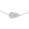 Bracelet Dinh Van Bracelet Double coeur Or blanc Diamant 58 Facettes 3808685RV
