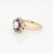 Bague 50.5 Bague de fiançailles ancienne de style édouardien, sertie d'un diamant et d'un rubis, en or 14 carats et platine, taille 5,5. 58 Facettes G14142