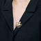 Broche Broche "Gerbe" en or jaune, platine et diamants 58 Facettes CLA0707