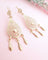 Boucles d'oreilles Boucles d'oreilles pendantes filigranées Or Jaune 58 Facettes AA 1648