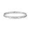 Bracelet DINH VAN - Pulse - Bracelet or blanc et diamants 58 Facettes MEA43043